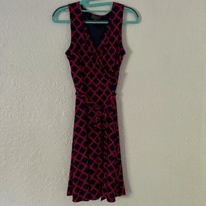 Sleeveless wrap dress